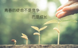 励志文章：青春的使命不是竞争，而是成长