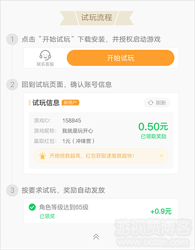 游视盒子试玩赚钱流程
