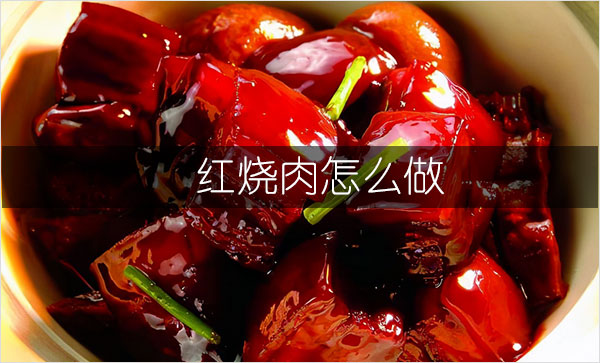 红烧肉的做法